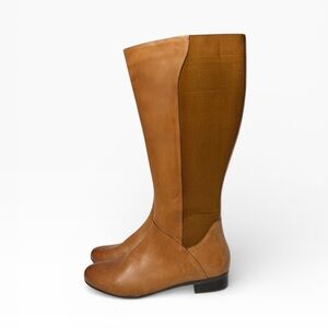🌻NEW NWOT Trotters Misty Knee Brown Leather High Riding Boots 10.5 $199 Retail